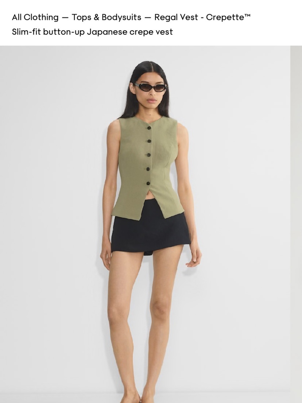 Aritzia Wilfred Regal Vest - Crepette™